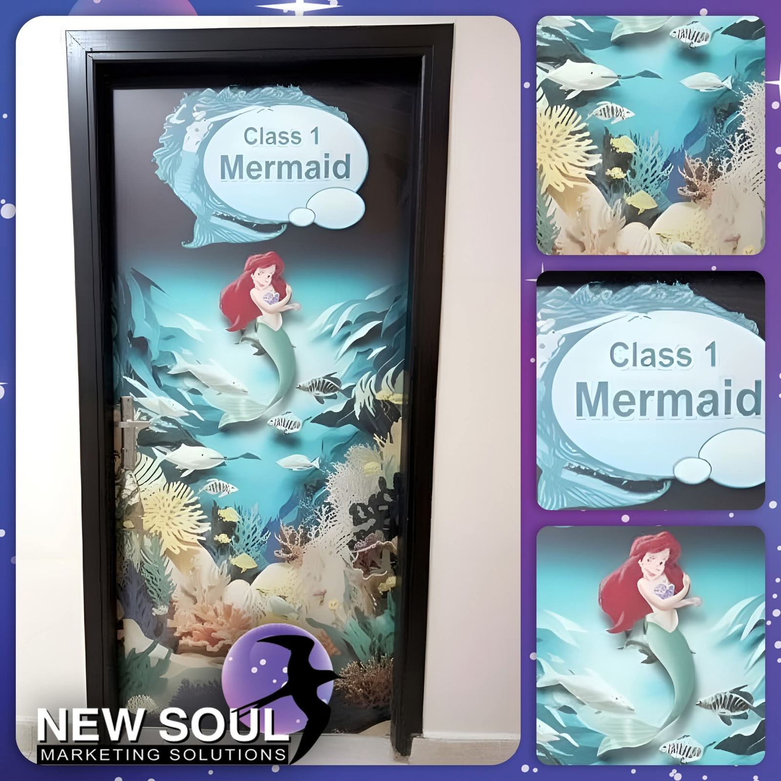 باب فصل مصمم بعالم حورية البحر Mermaid