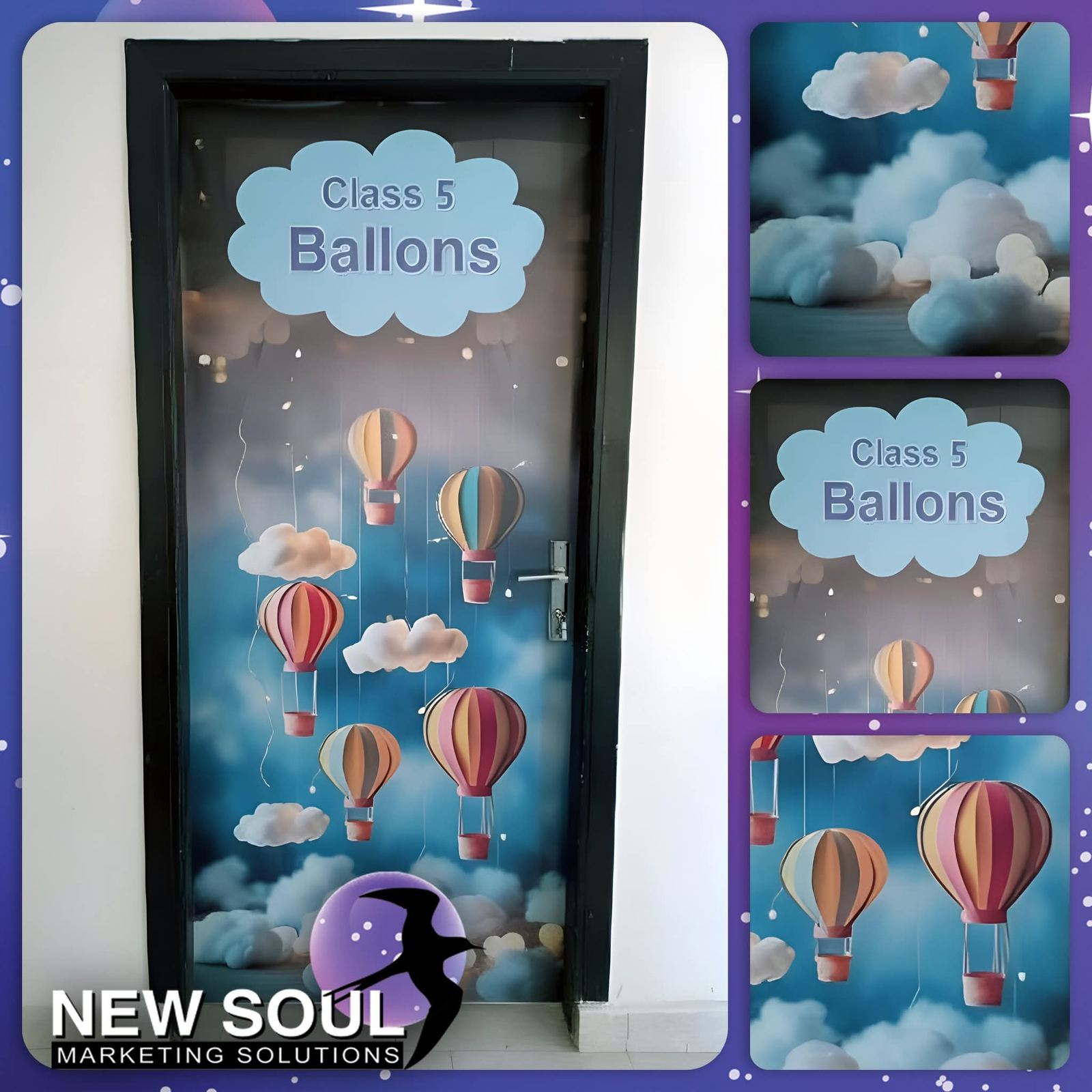 باب فصل مصمم بعالم المناطيد Balloons والسحاب