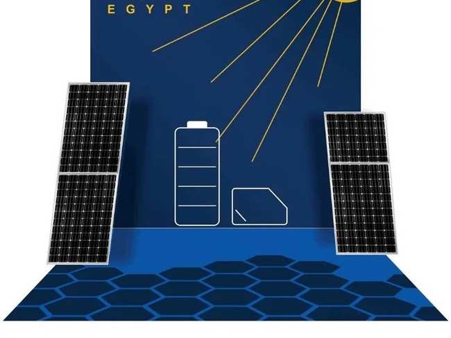 تصميم 3D جناح Enpal Egypt قبل التنفيذ